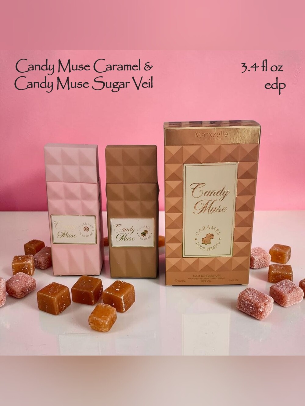 Candy Muse Caramel & Sugar Veil 3.4 Fl Oz Edp Bundle